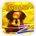 gold theme launcher android application logo